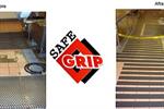 Prison kitchen safety issue solved by anti-slip strips