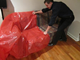 Furniture Bags - 3 Seater Lounge Bag Heavy Duty (Pink)