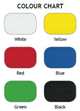 Colour Chart for AT8 PVC Lane Marking Tapes