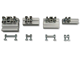 Bolt Connectors For 40 & 30 Series Aluminium Profiles