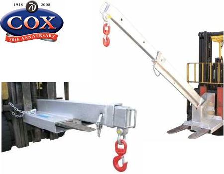 Types Of Forklifts. Forklift Jib Attachments