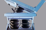 Simple scissor lift actuators cut cost in conveyors and processing