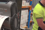 Increase time and work efficiency with label printer mobility