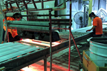 Drying panels at Vitra Group