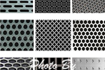Perforation types for perforated metal sheet